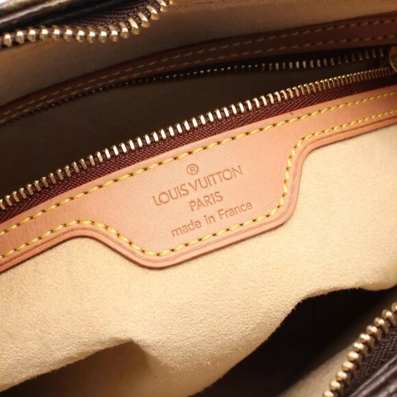 LOUIS VUITTON Looping GM Shoulder Bag M51145 Monogram canvas Brown Used Women LV - Picture 5 of 12